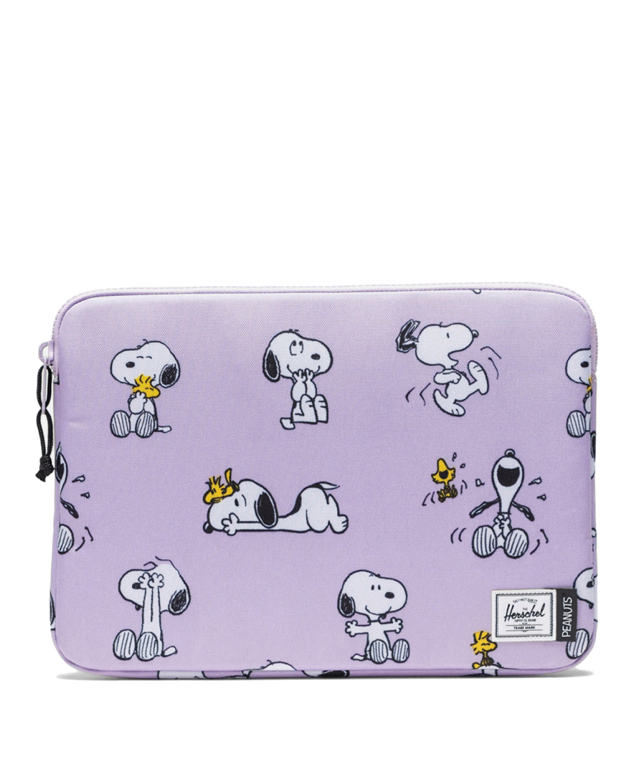 HERSCHEL X PEANUTS ANCHOR 14 SLEEVE SNOOPY AND WOODSTOCK PASTEL LILAC