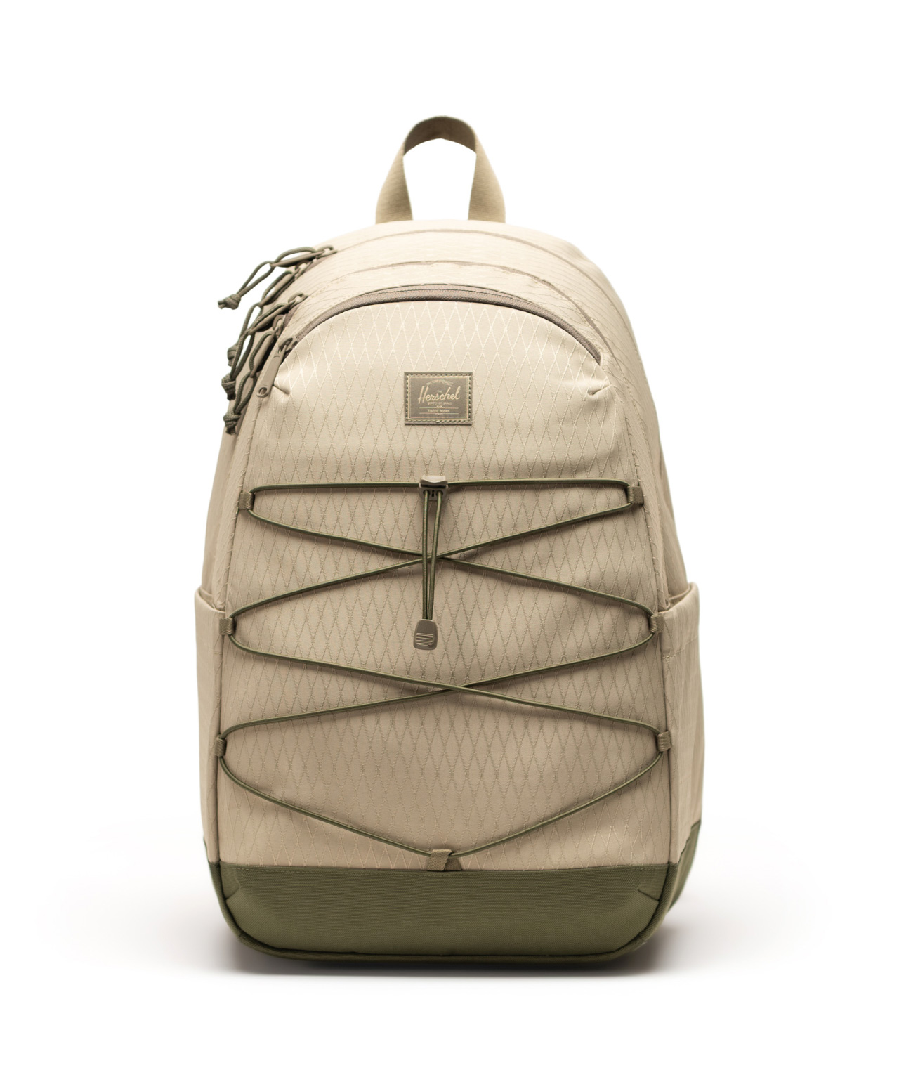 HERSCHEL KINGSTON BACKPACK GRAY GREEN DIAMOND/ WINTER MOSS