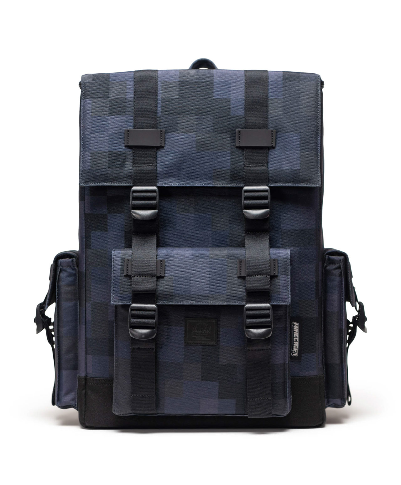 HERSCHEL X MINECRAFT LITTLE AMERICA CUBE BACKPACK BLACK BLOCK