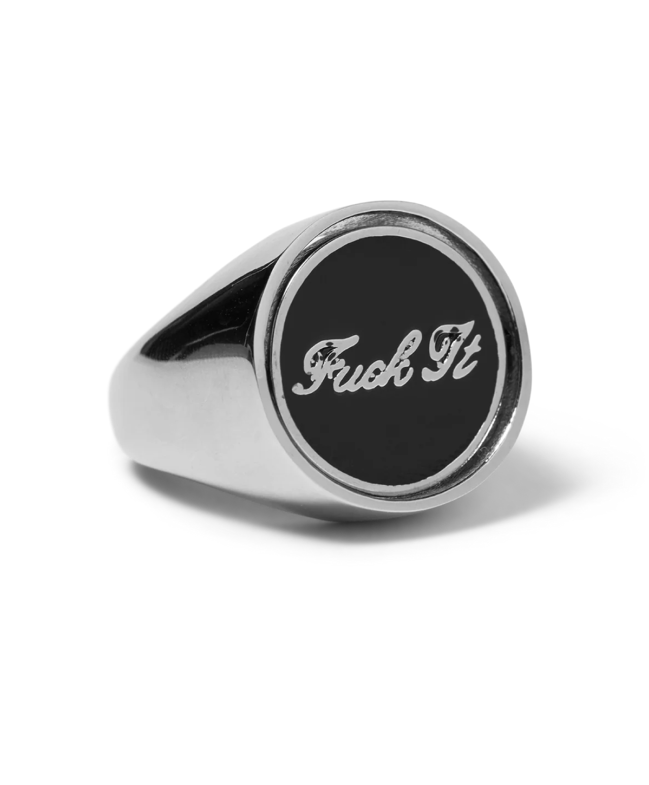 HUF GOOD LUCK FLIP RING SILVER