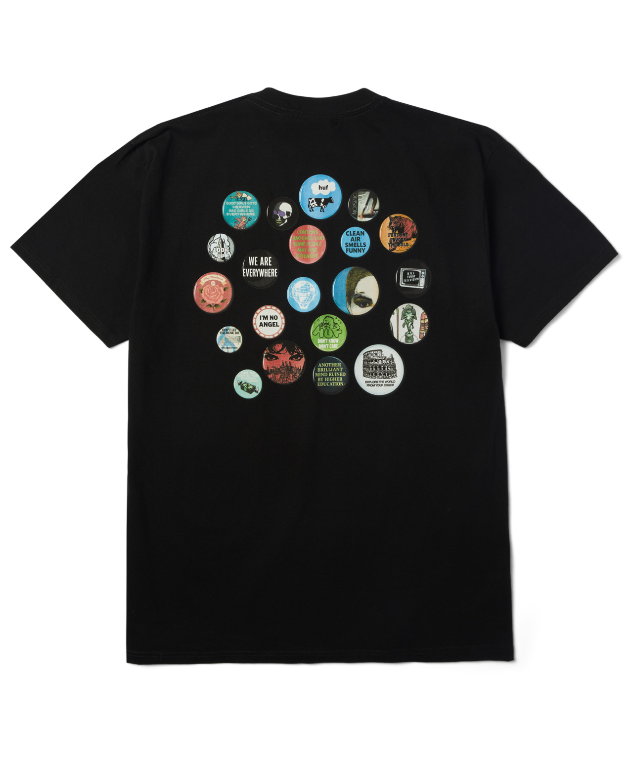 HUF OLYMPIA TEE BLACK