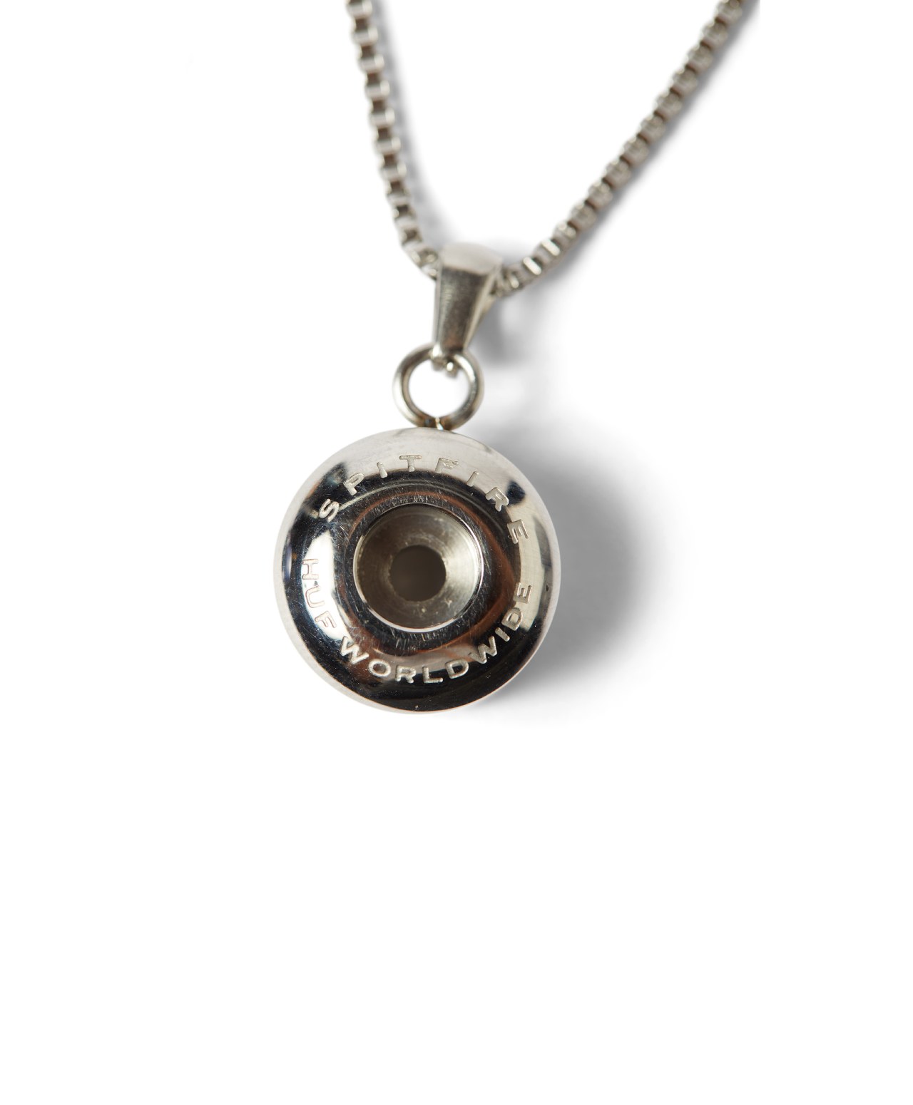 HUF X SPITFIRE CLASSIC PENDANT SILVER