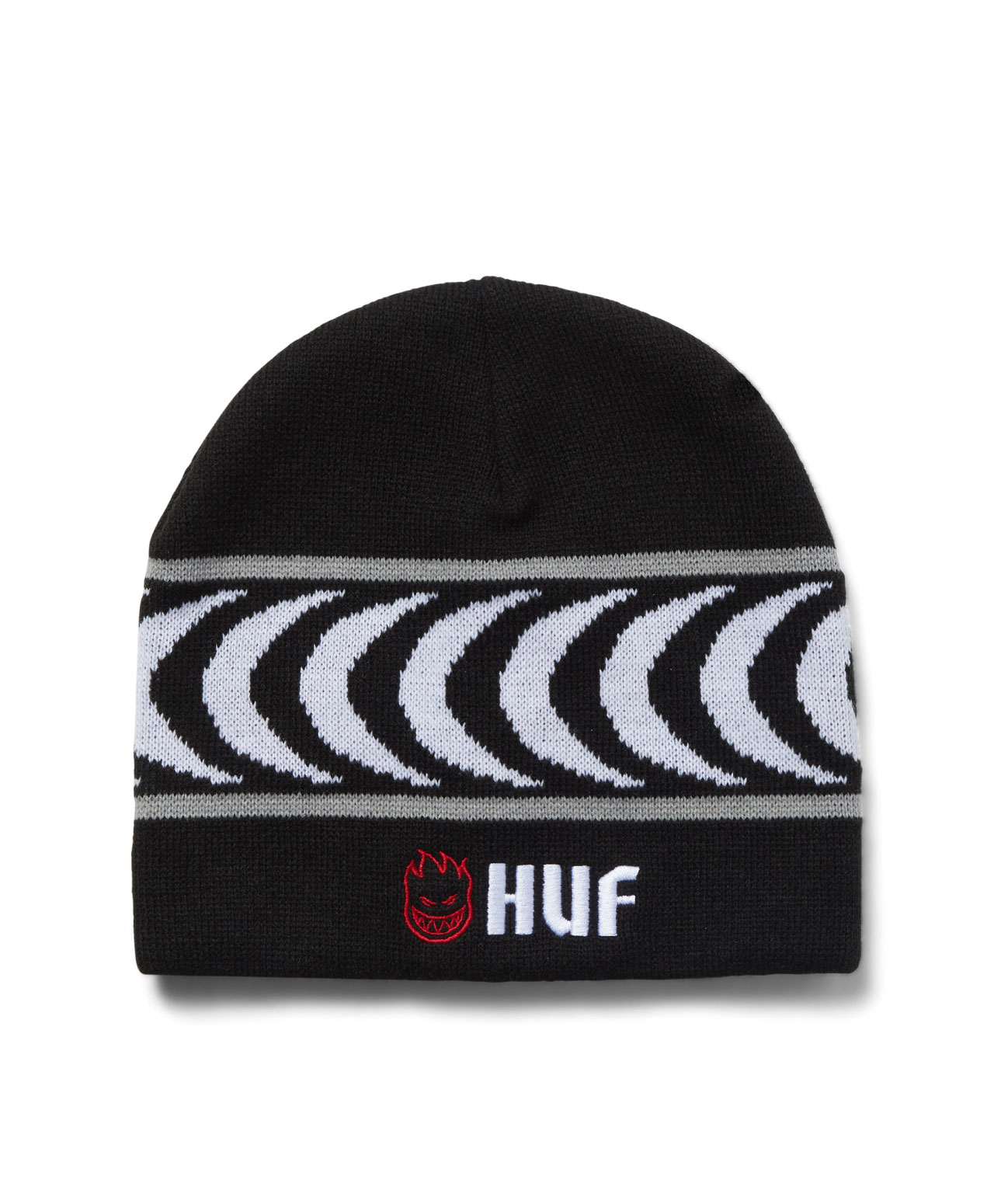 HUF X SPITFIRE SKULL BEANIE BLACK