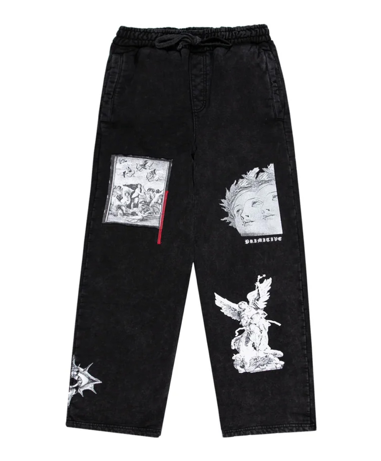 PRIMITIVE CENTURY BAGGY HEAVYWEIGHT SWEATPANTS BLACK