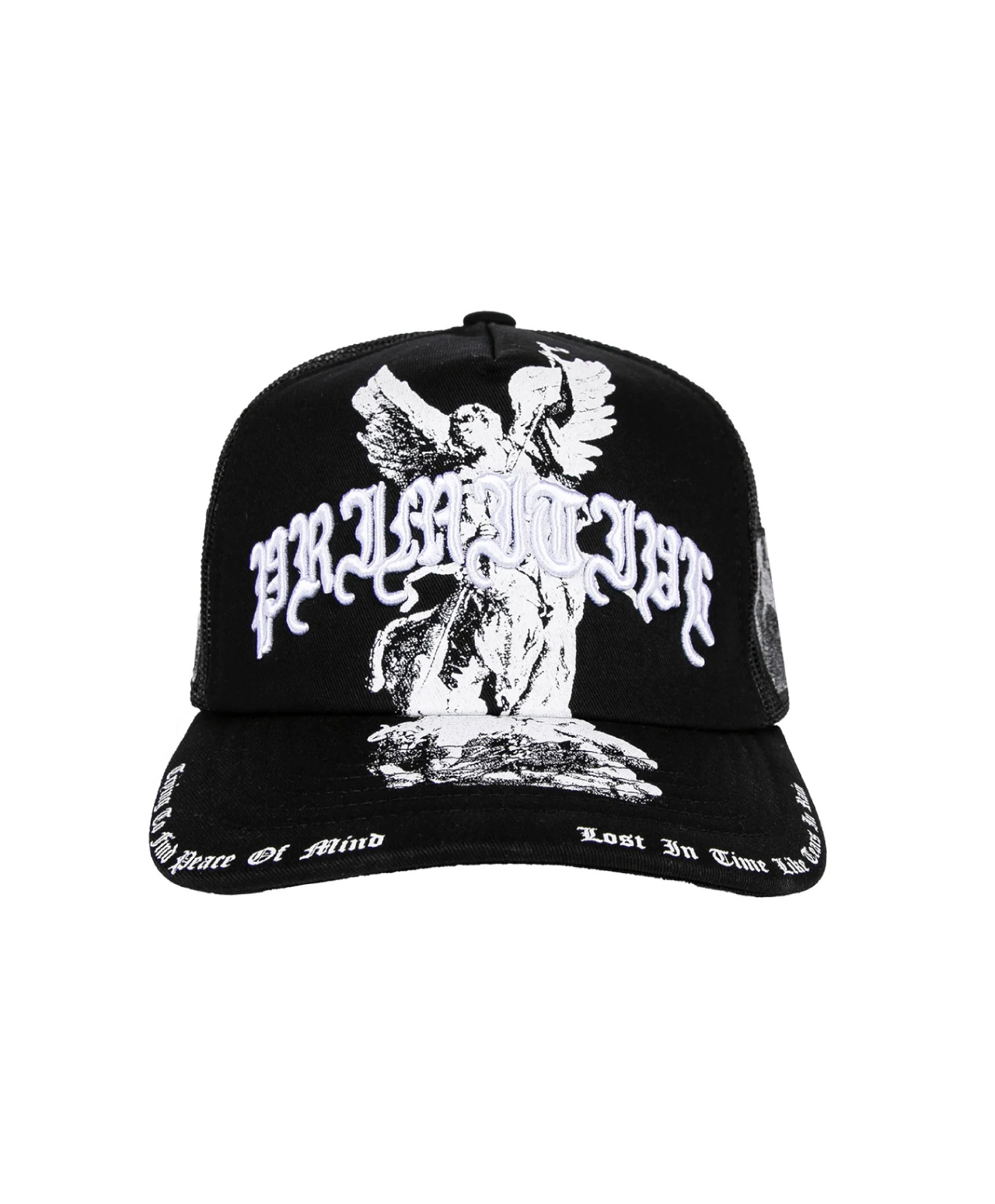PRIMITIVE CENTURY A-FRAME TRUCKER HAT BLACK