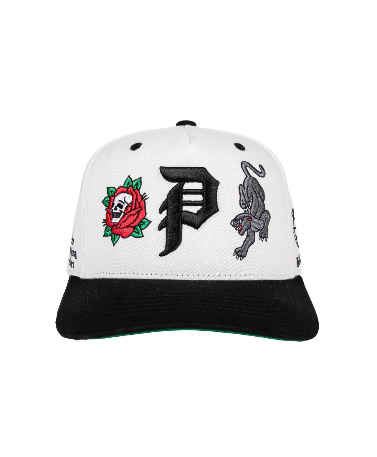 PRIMITIVE OUTSIDER A-FRAME SNAPBACK WHITE