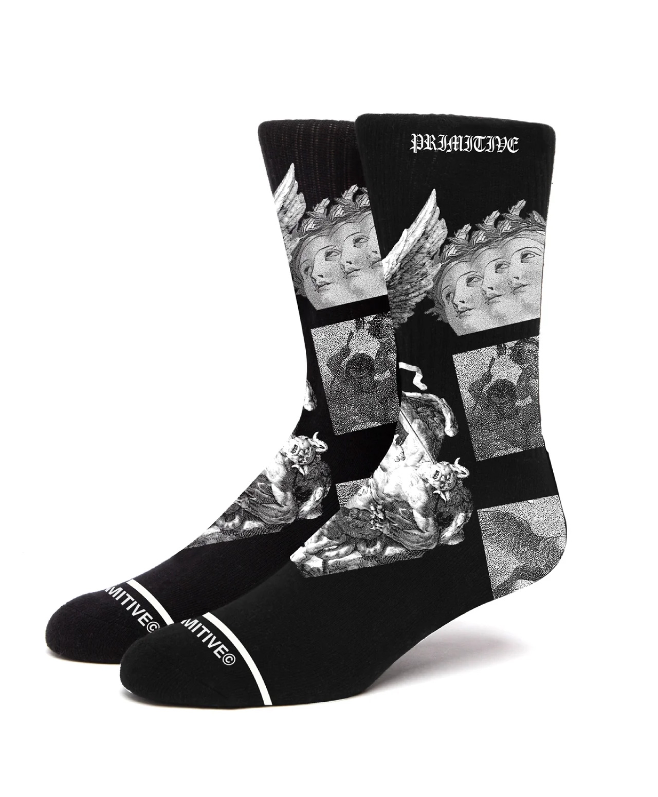 PRIMITIVE CENTURY SOCKS BLACK