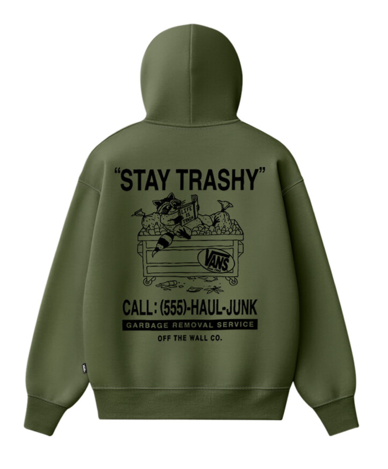 VANS TRASHY HOOD GREEN BALSAM