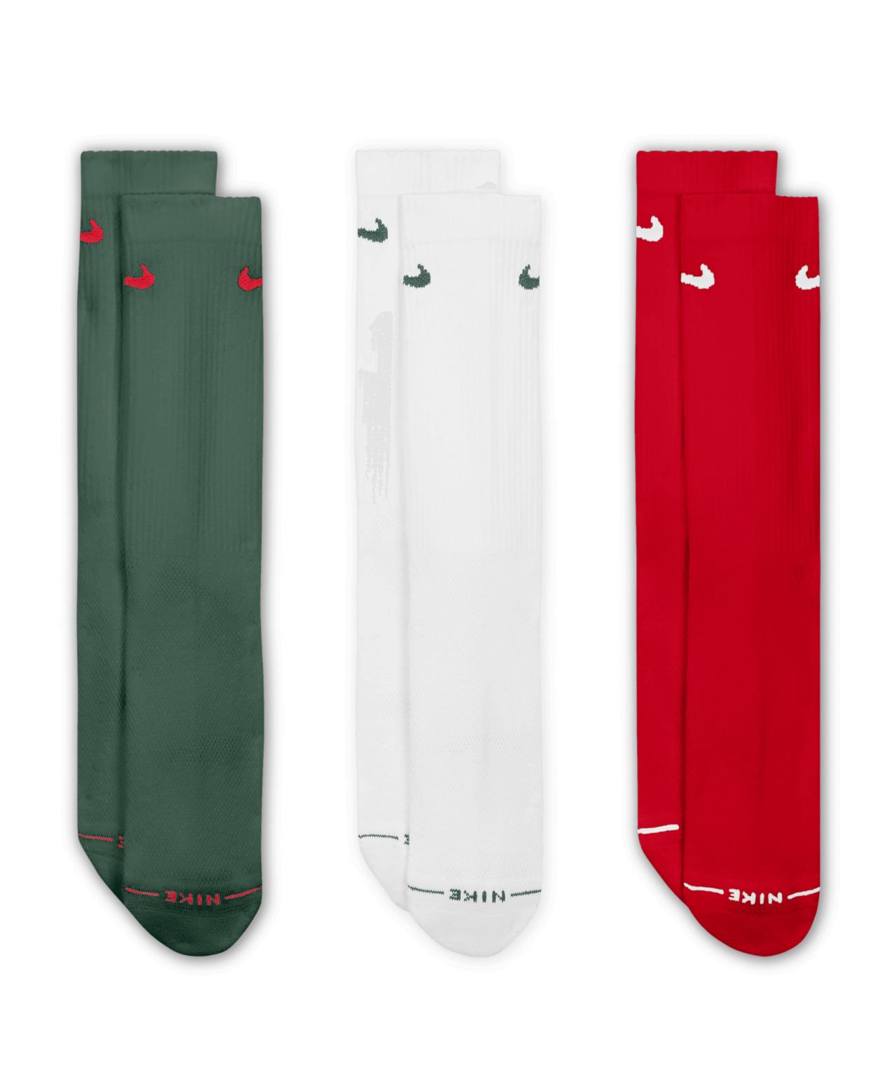 NIKE EVERYDAY ELEVATED CREW SOCKS 3-PACK MULTI