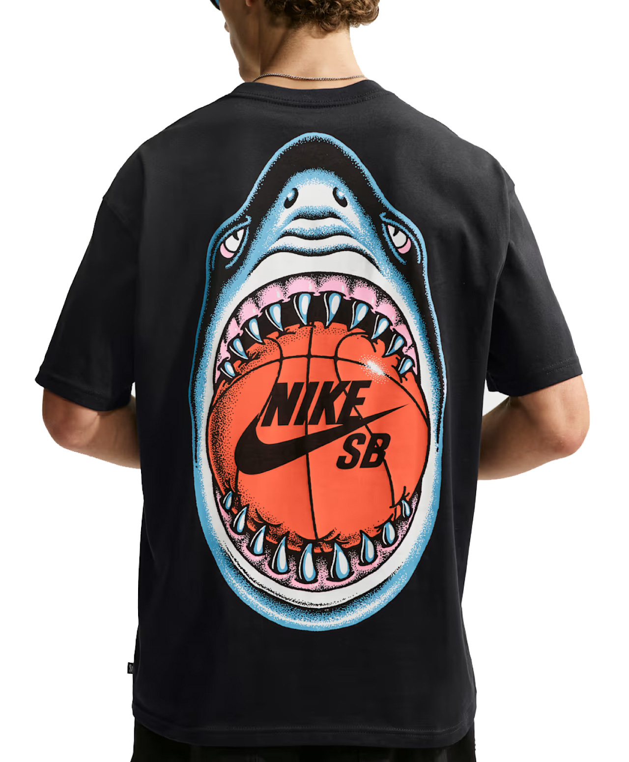 NIKE SB SHARKBITE TEE BLACK