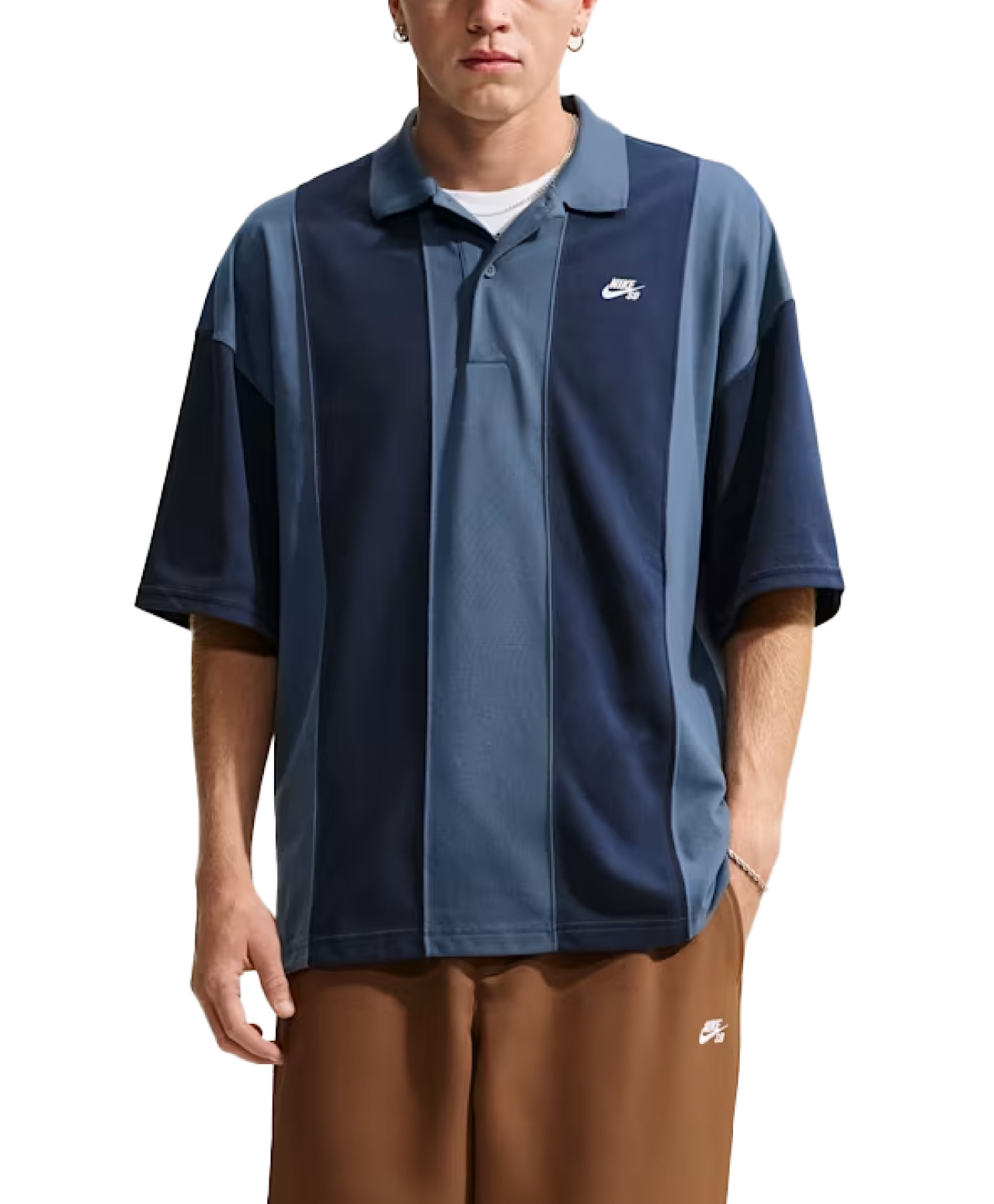 NIKE SB POLO BLUE ECLIPSE/NEW SLATE/WHITE