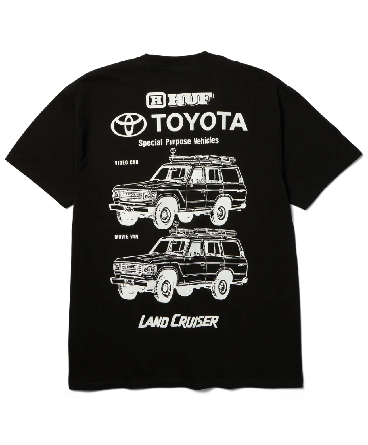 HUF X TOYOTA LAND CRUISER SPECIAL TEE BLACK