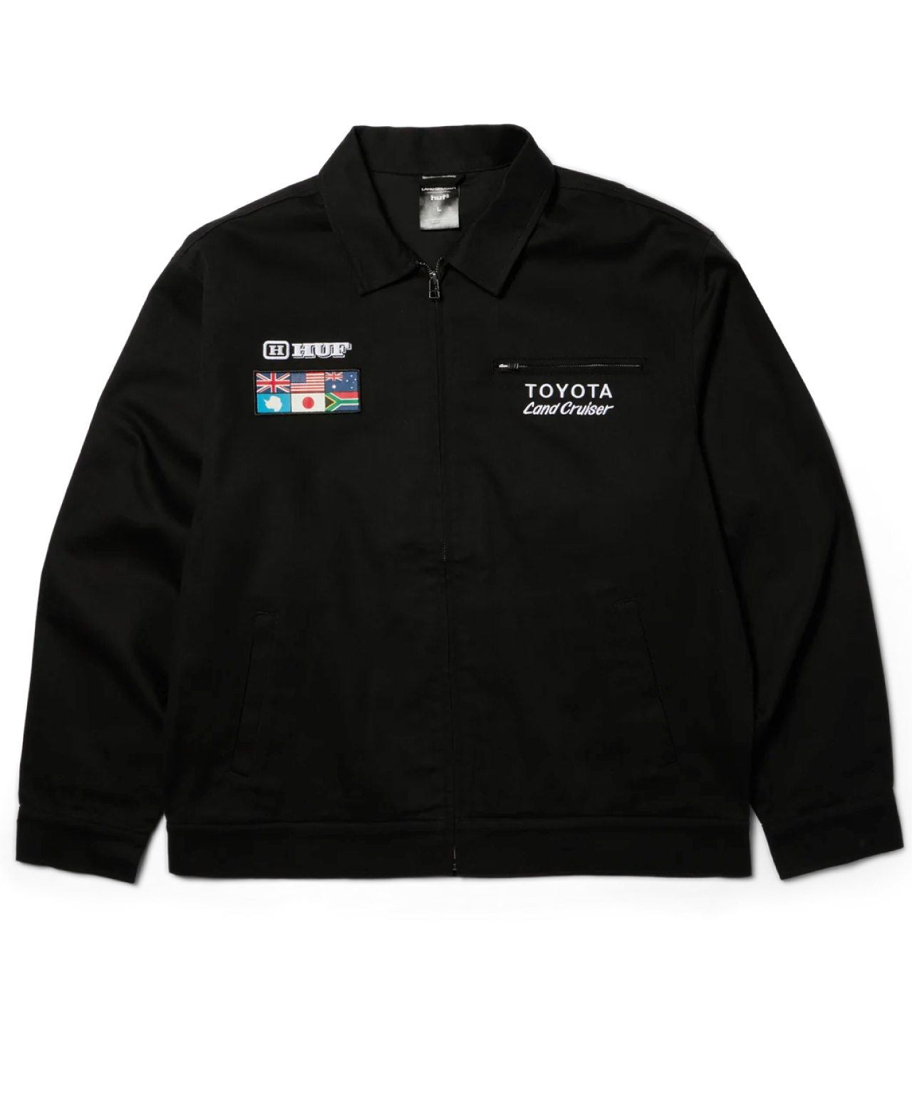 HUF X TOYOTA LAND CRUISER WORLD TOUR JACKET BLACK