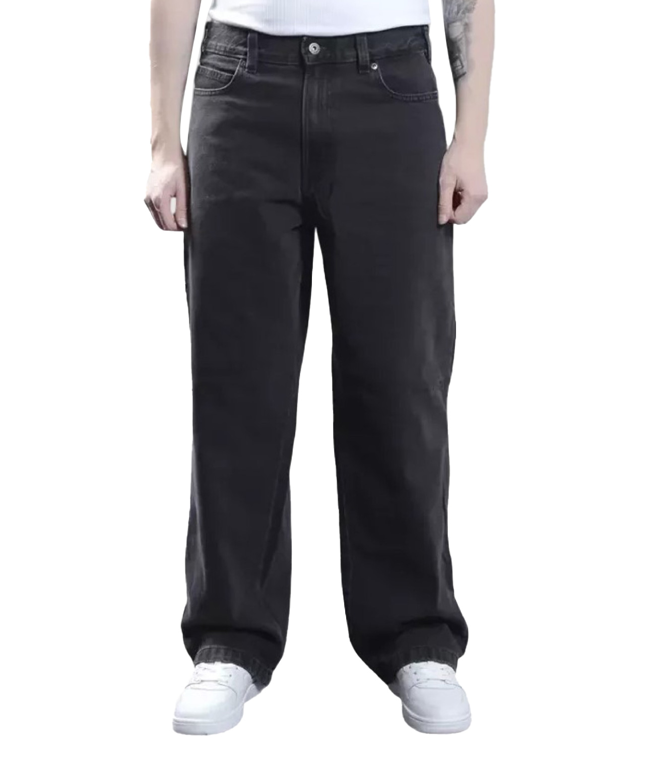DICKIES HILHAM DENIM PANTS BLACK WASH