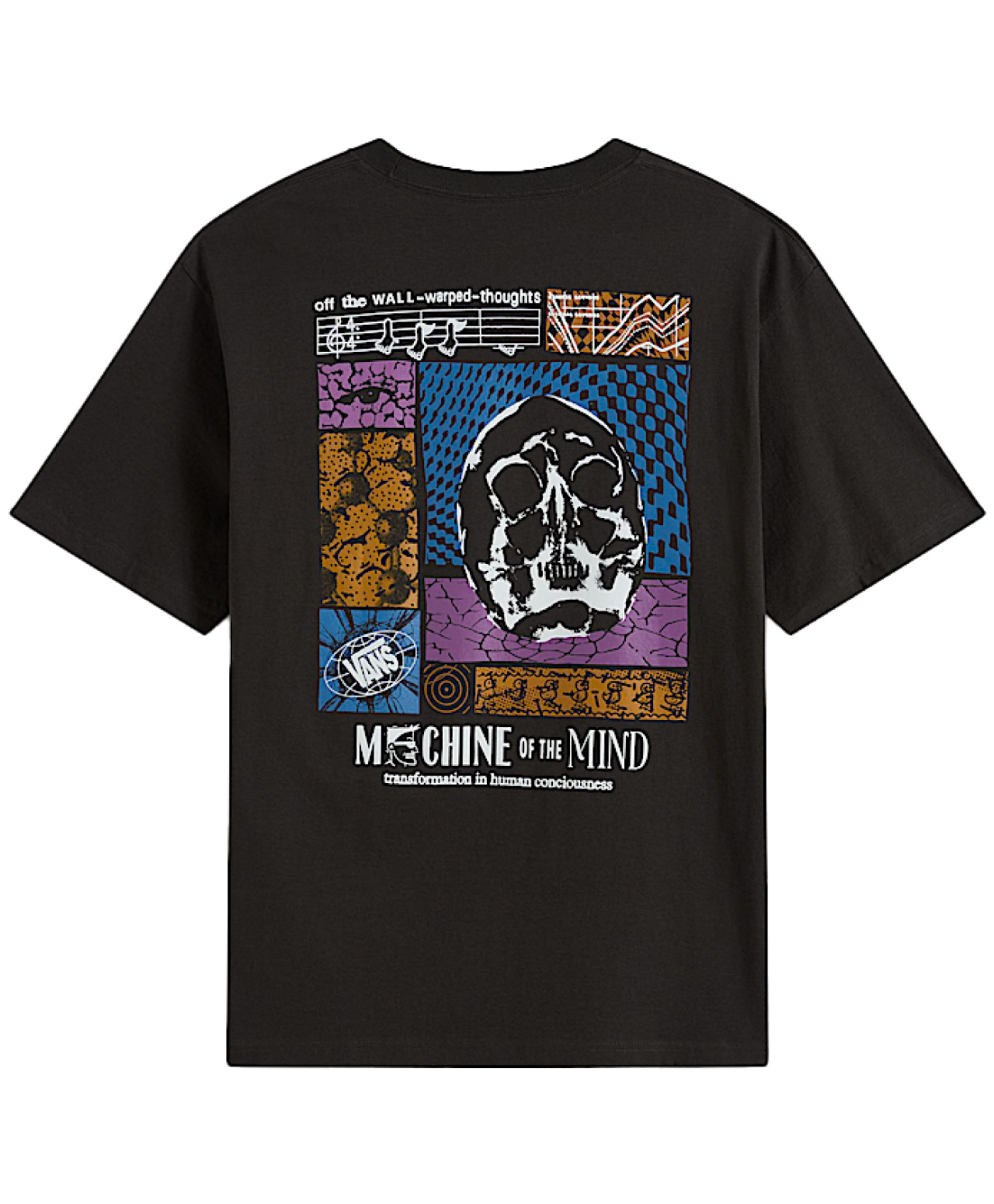 VANS MACHINE HEAD TEE BLACK