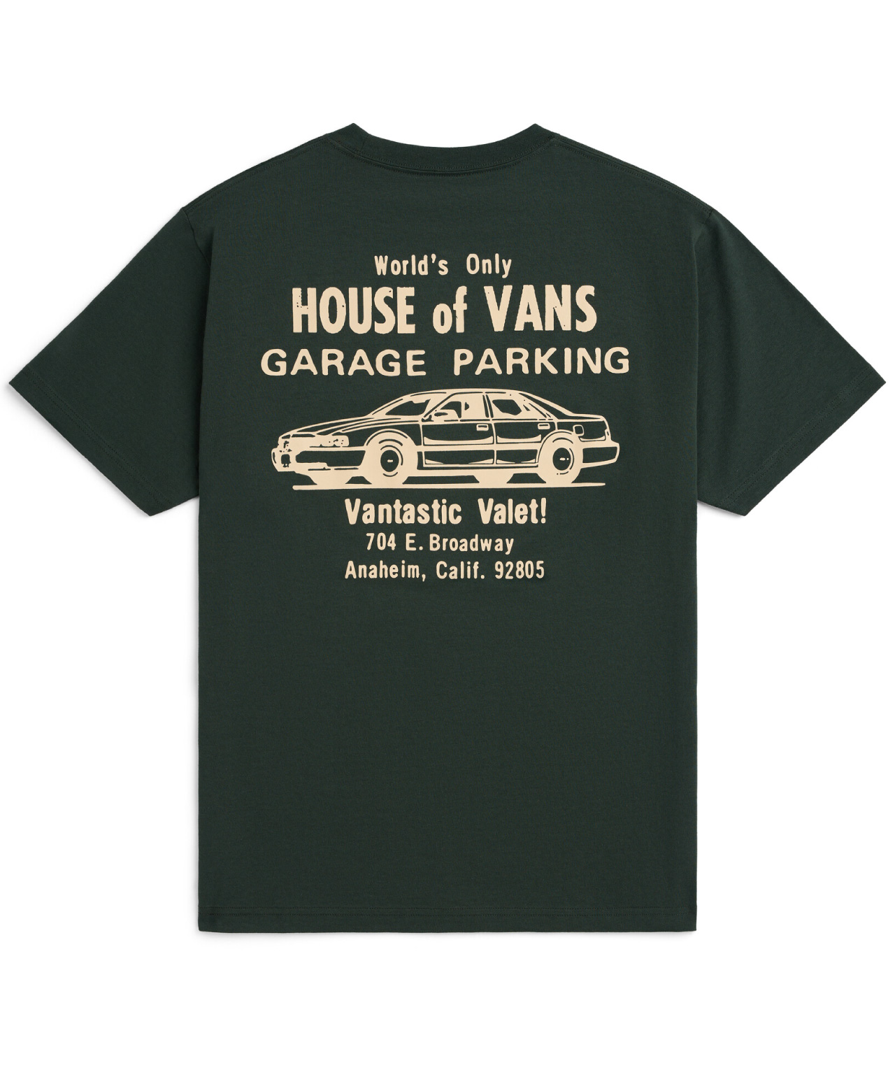 VANS VALET TEE OIL GREEN