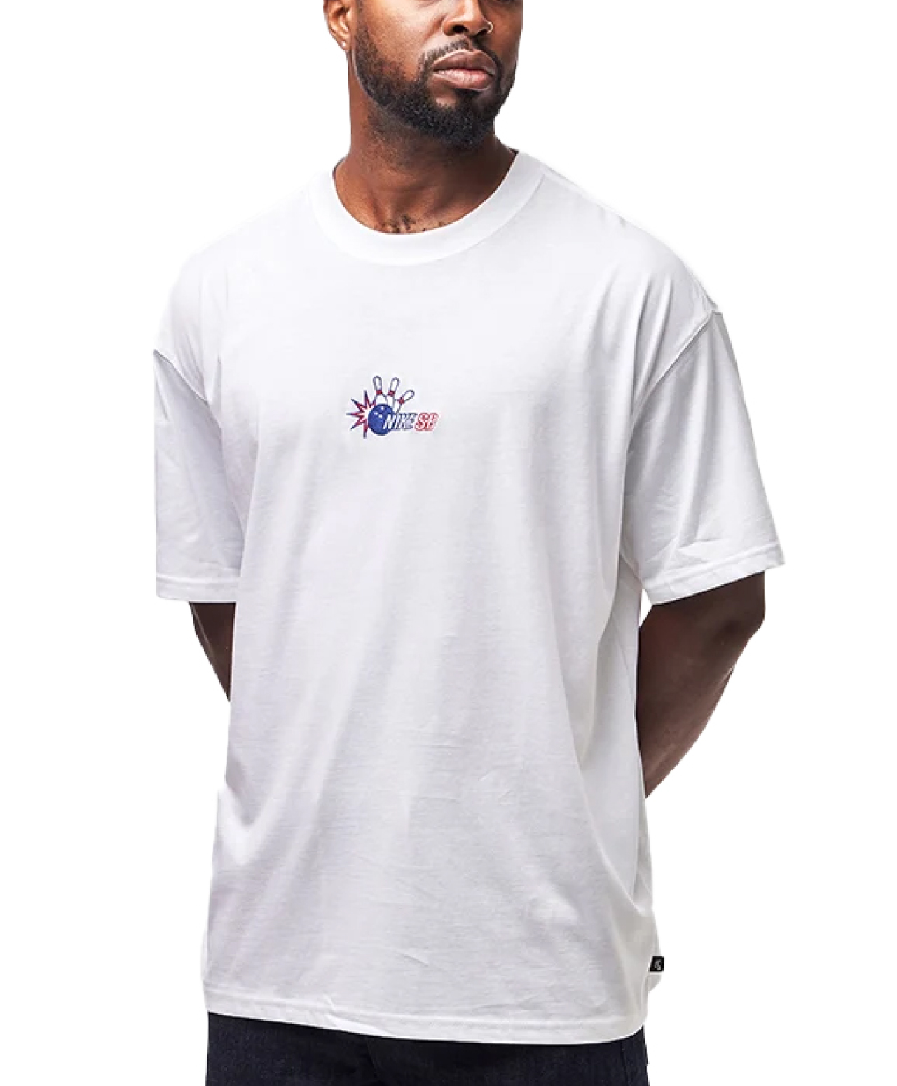 NIKE SB BOWLING TEE WHITE
