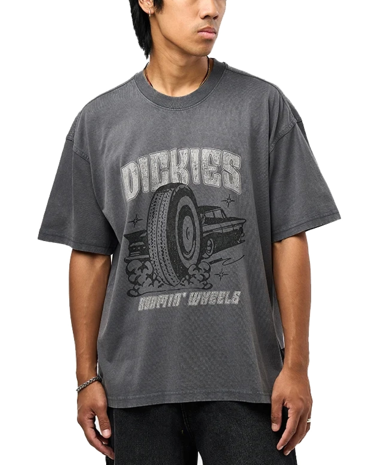 DICKIES TITUSVILLE TEE CHARCOAL