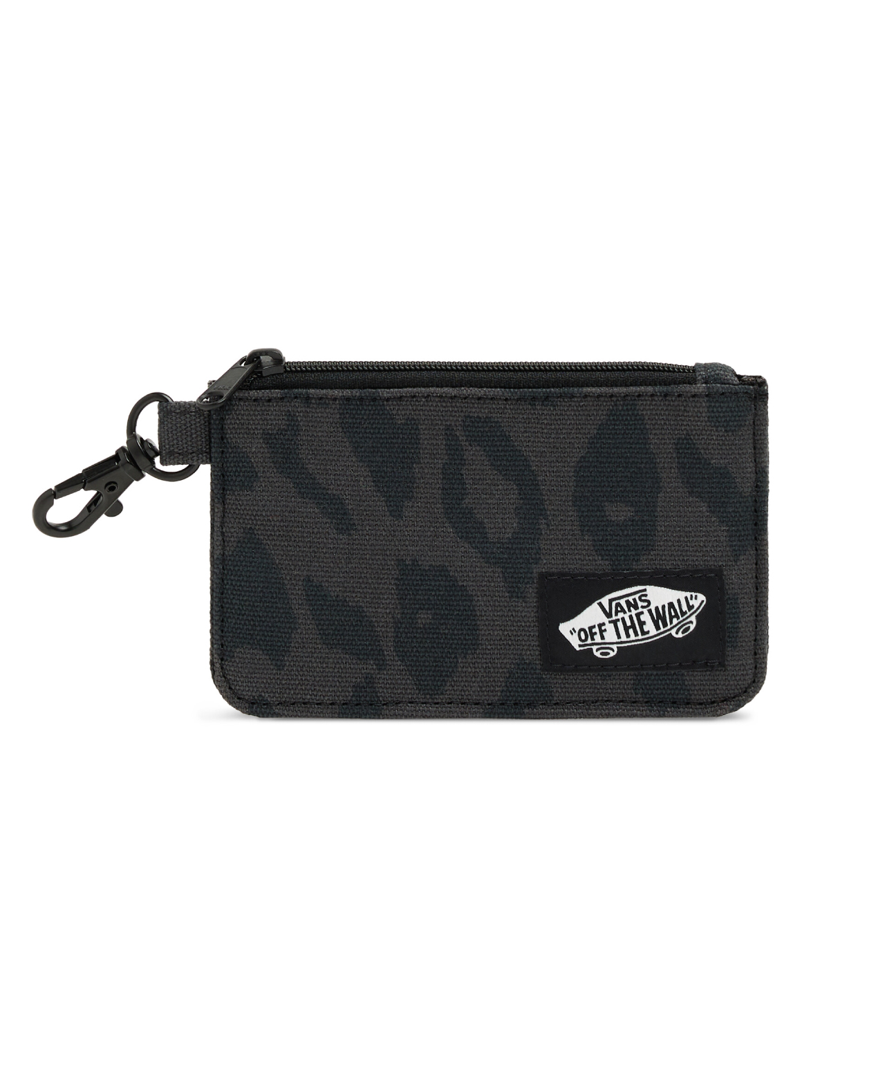 VANS OFF THE WALL ZIP WALLET CHARCOAL
