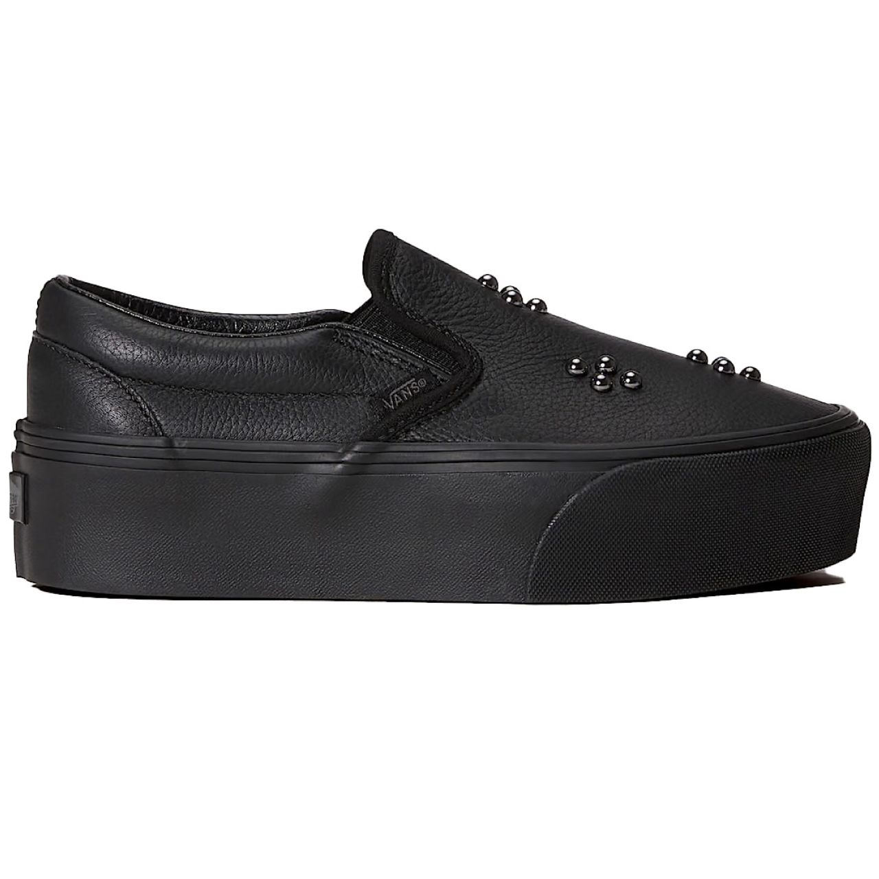 VANS CLASSIC SLIP-ON PLATFORM STUDS BLACK