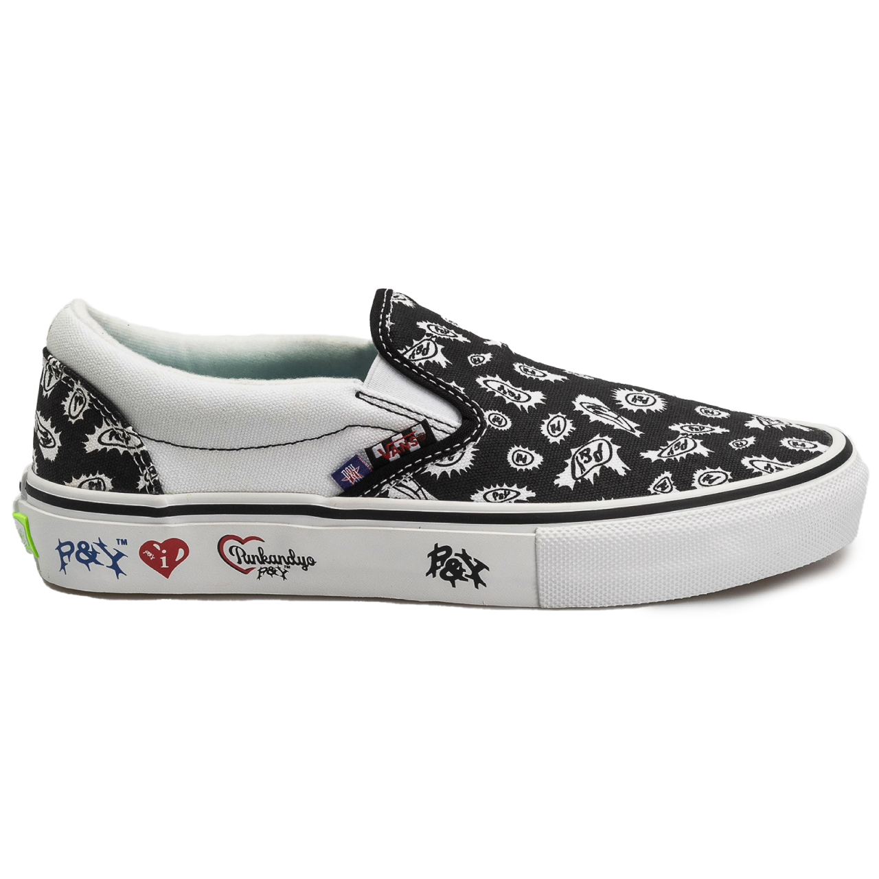 VANS X PUNKANDYO SLIP-ON BLACK/WHITE