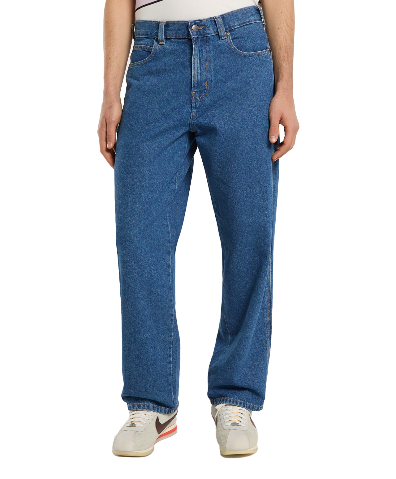 DICKIES 958 BAGGY TAPERED WORK JEANS CLASSIC BLUE
