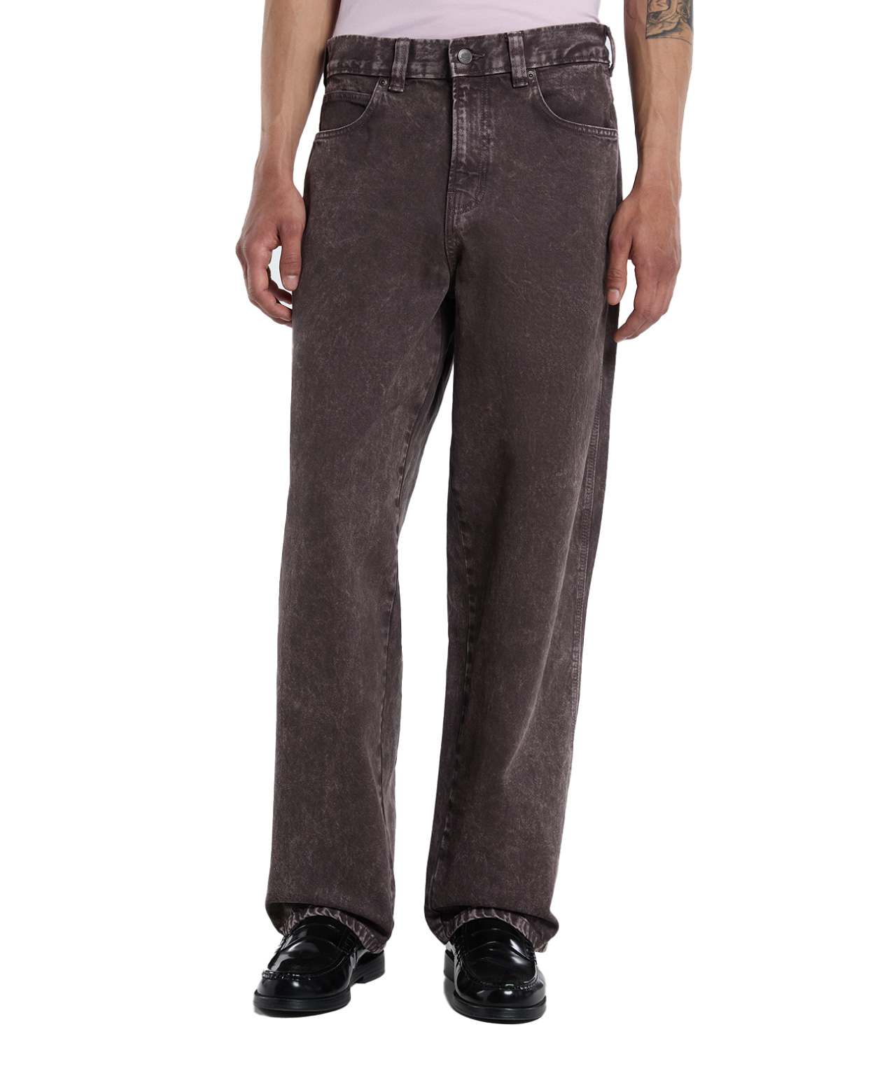 DICKIES 958 BAGGY TAPERED WORK DENIM PANTS VINTAGE VIOLET