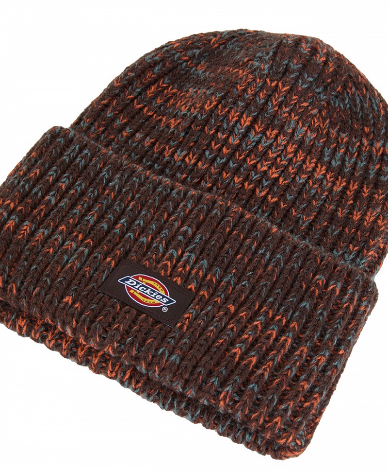 DICKIES LEWISTOWN BEANIE CHOCOLATE BROWN