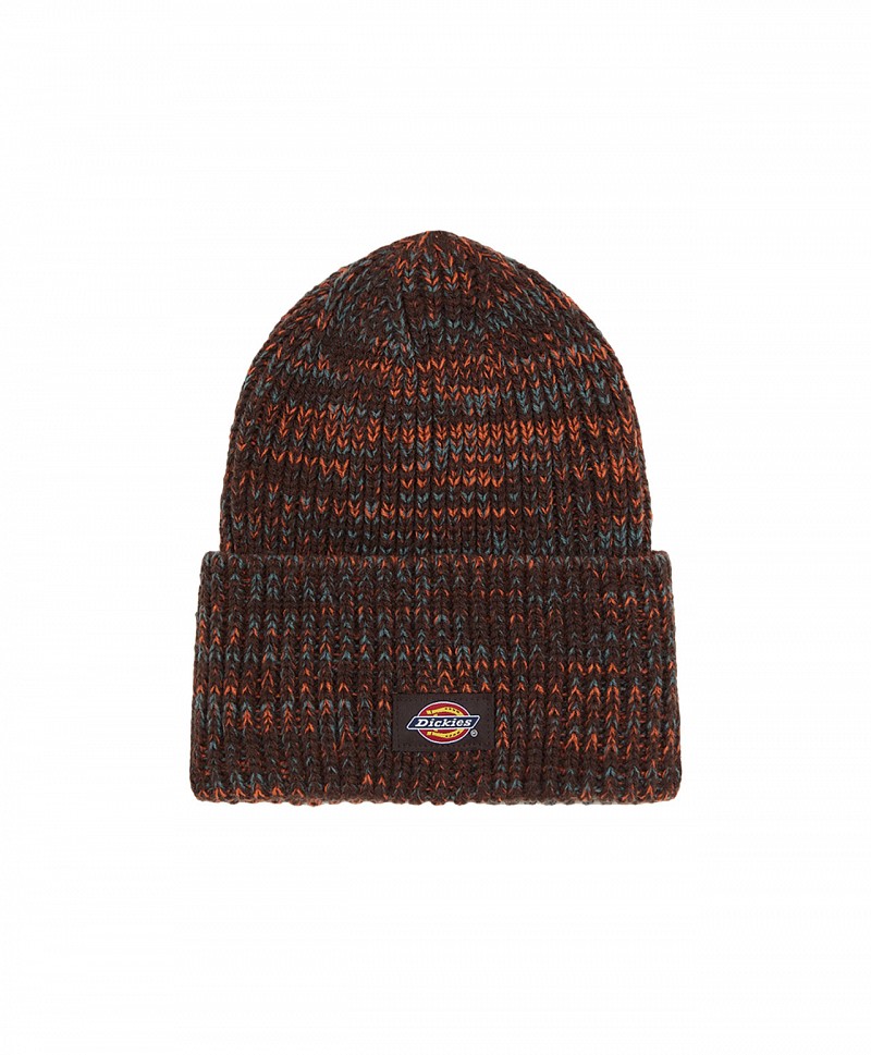 DICKIES LEWISTOWN BEANIE CHOCOLATE BROWN