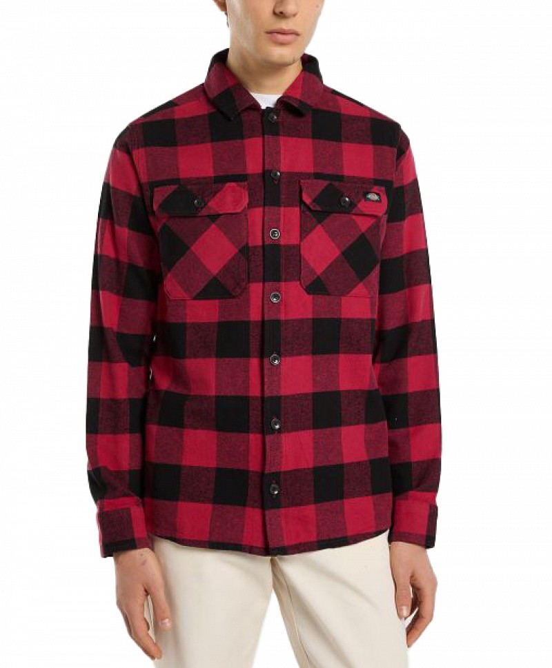 DICKIES SACRAMENTO SHIRT DEEP CLARET