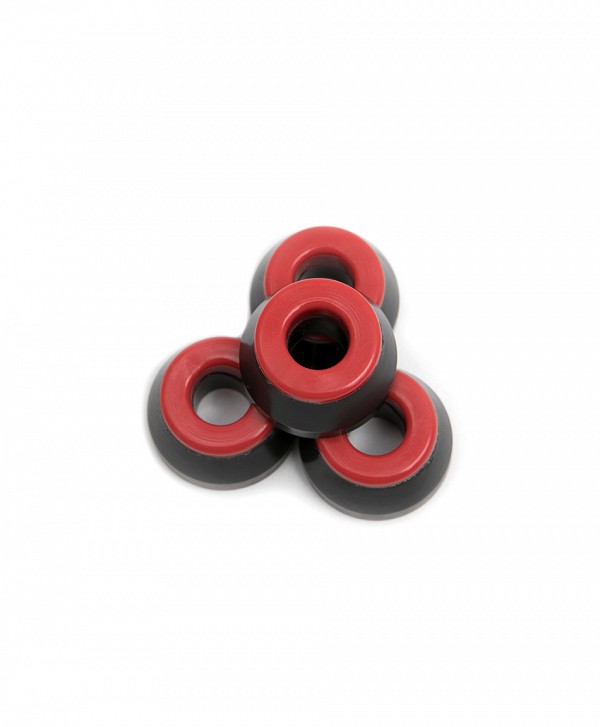 GOODBIE GUMMYGEARS BUSHINGS HARD BLACK/RED SPACERS 95A
