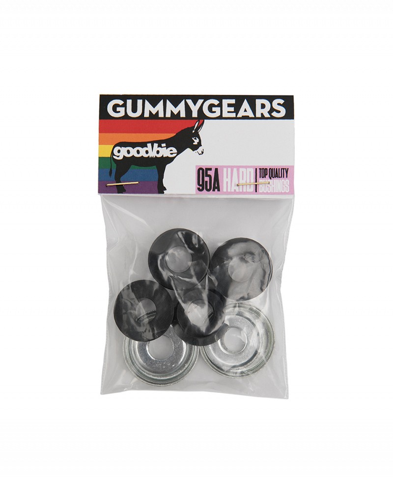 GOODBIE GUMMYGEARS BUSHINGS HARD BLACK 95A