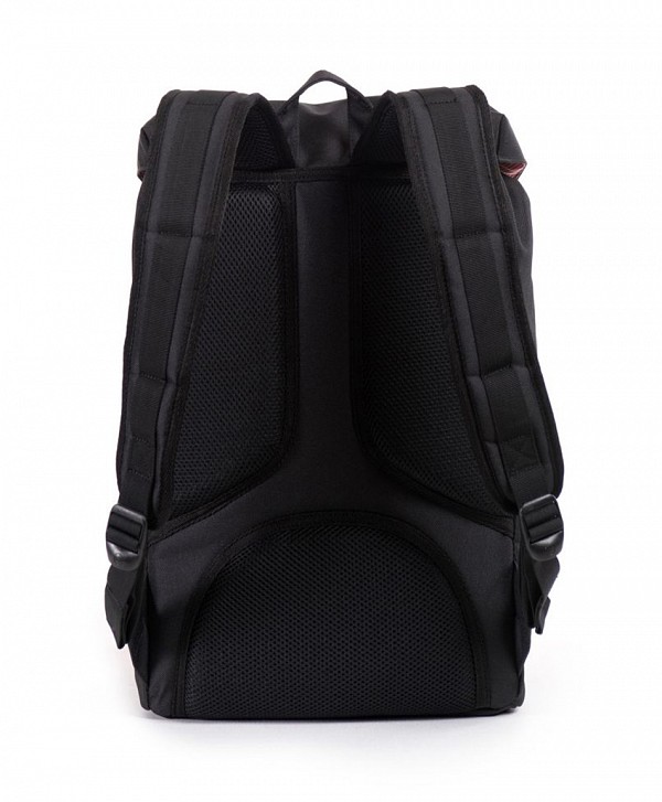 HERSCHEL LITTLE AMERICA MID-VOLUME BACKPACK BLACK/TAN