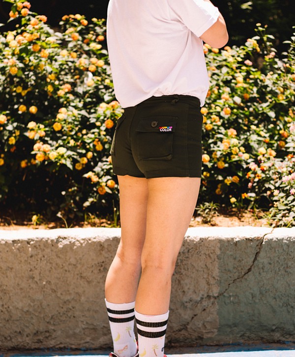 COLOR I-5 LADIES SHORTS OLIVE