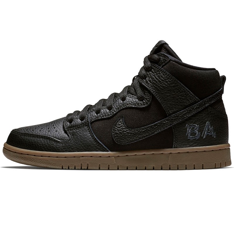 NIKE SB X ANTIHERO DUNK HIGH PRO BLACK/BLACK-ANTHRACITE-GUM DARK BROWN