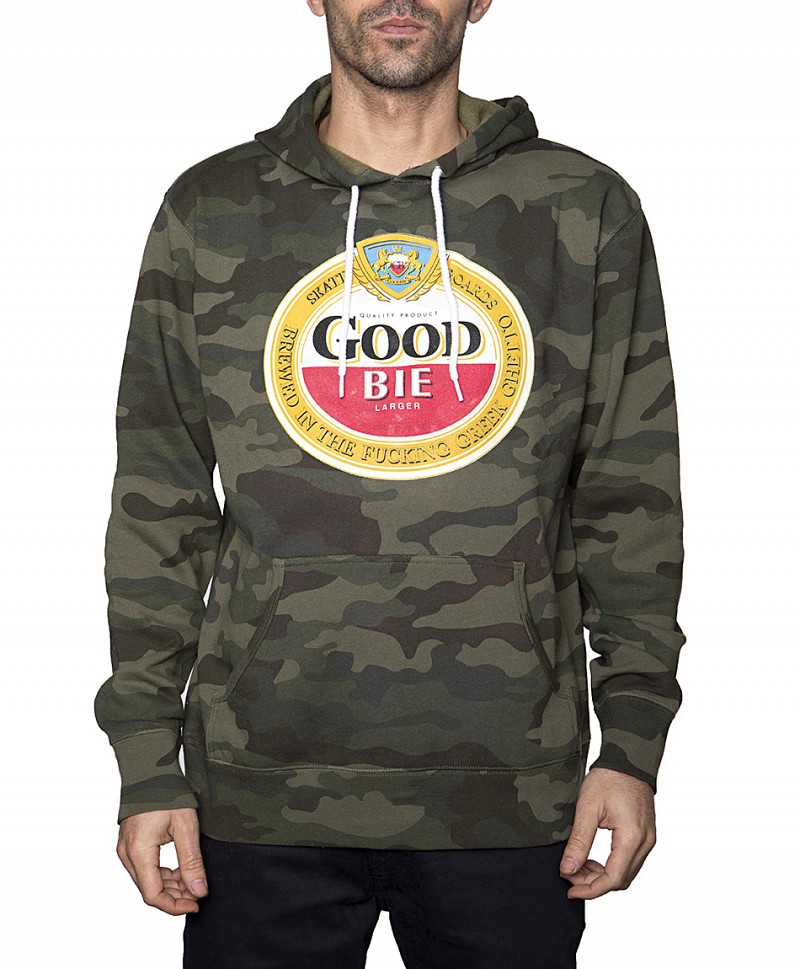 GOODBIE GHETTO BREW LIGHT HOOD FOREST CAMO