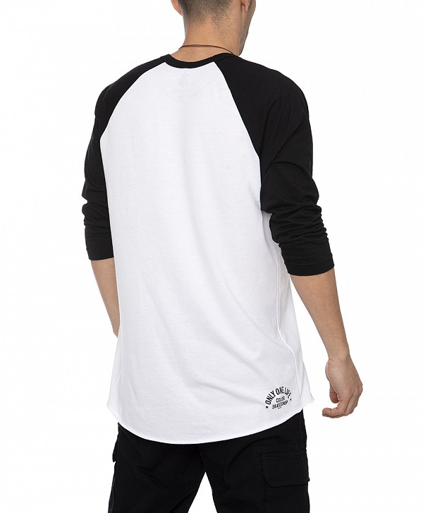 OG COLOR EMBLEM RAGLAN WHITE/BLACK