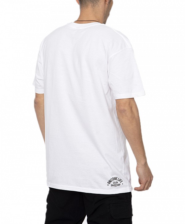 OG COLOR EMBLEM TEE WHITE