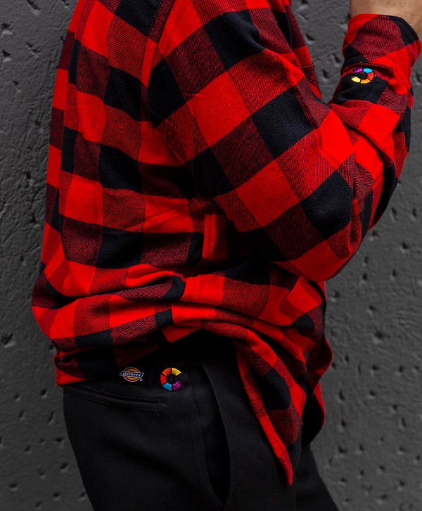 DICKIES X COLOR SLIM STRAIGHT WORK PANT BLACK