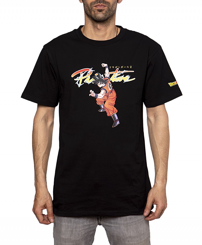 PRIMITIVE X DRAGON BALL Z NUEVO GOKU TEE BLACK