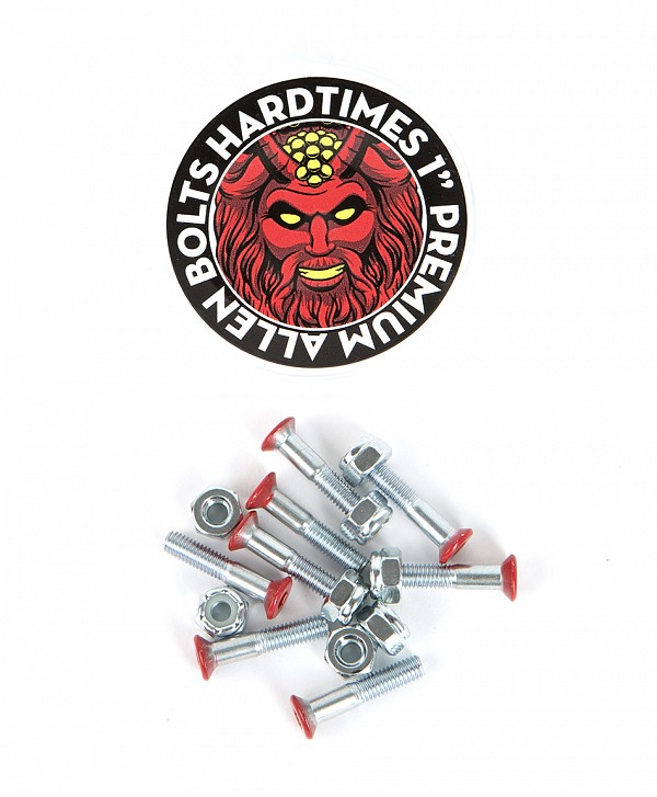 GOODBIE HARDTIMES 1'' ALLEN BOLTS DIPPED RED