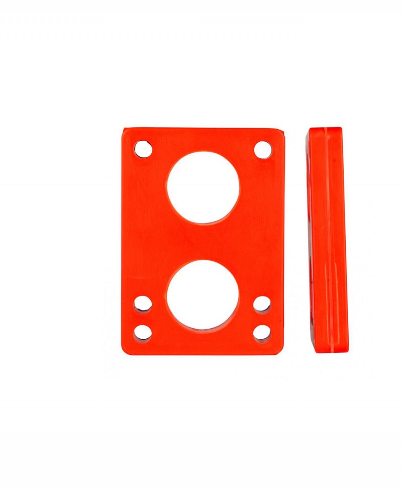 D STREET SOFT RISERS 1/2 RED