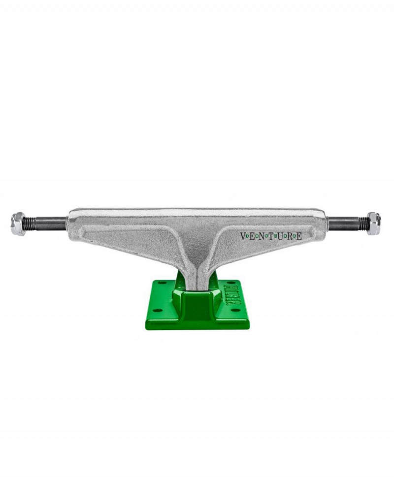 VENTURE 5.25 DOT HIGH TRUCKS POLISHED/GREEN