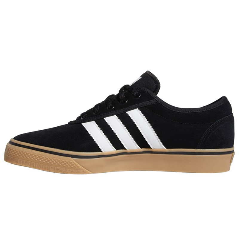adidas black gum shoes