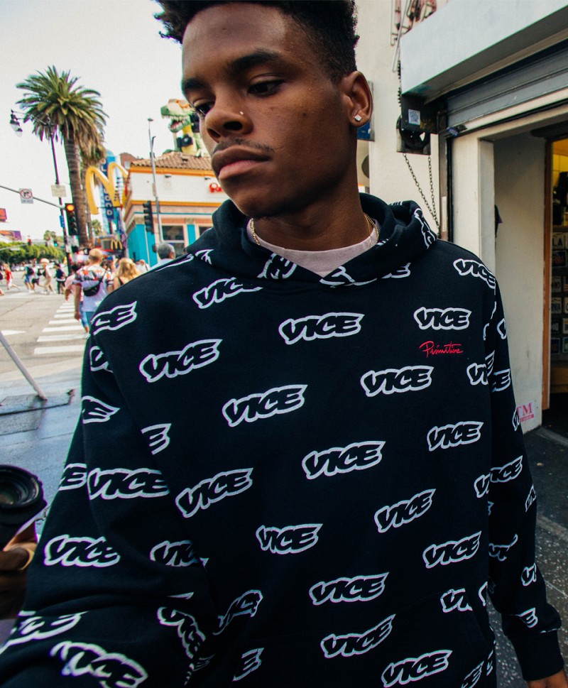 PRIMITIVE X VICE HOOD BLACK