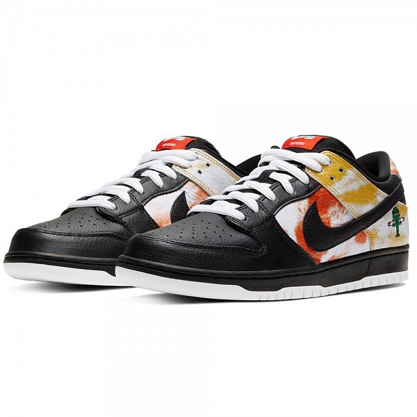 NIKE SB DUNK LOW PRO 'RAYGUN' BLACK/BLACK-ORANGE FLASH
