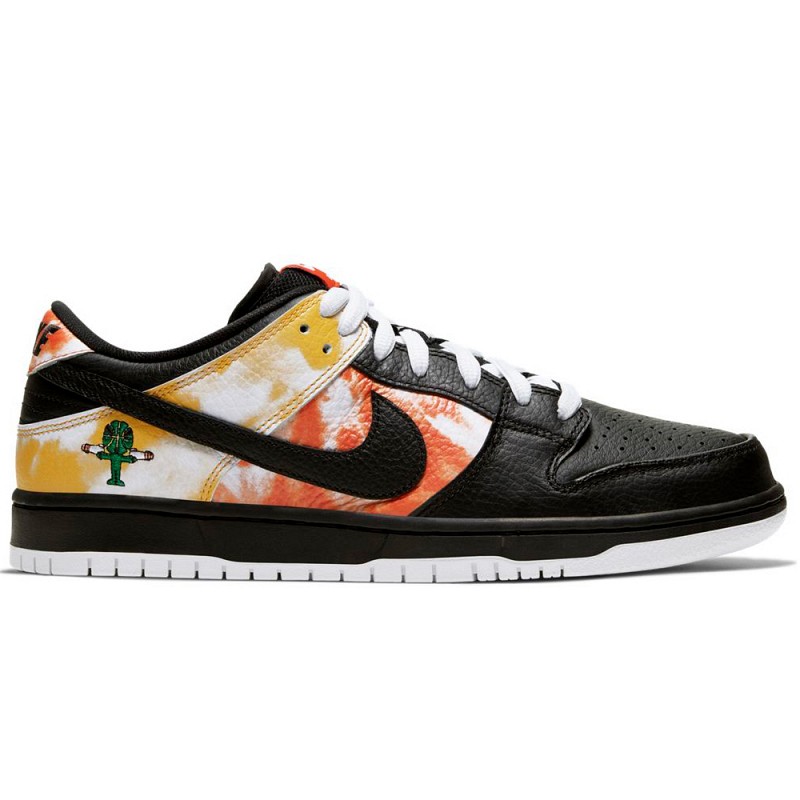 NIKE SB DUNK LOW PRO RAYGUN BLACK/BLACK-ORANGE FLASH