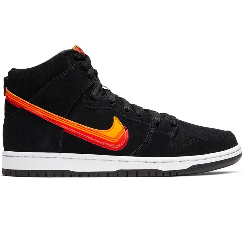 NIKE SB DUNK HIGH PRO TRUCK IT PACK BLACK /UNIVERSITY GOLD-TEAM ORANGE