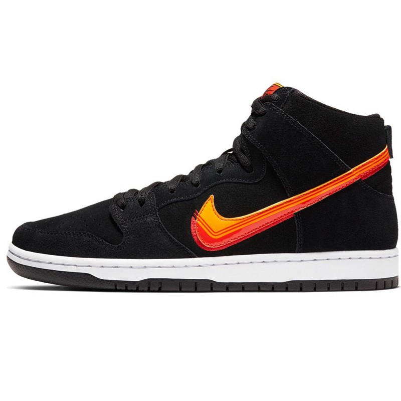 NIKE SB DUNK HIGH PRO TRUCK IT PACK BLACK /UNIVERSITY GOLD-TEAM ORANGE