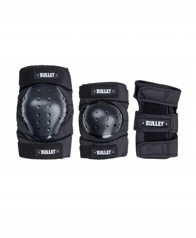 BULLET ADULT STANDARD COMBO TRIPLE PADSET BLACK